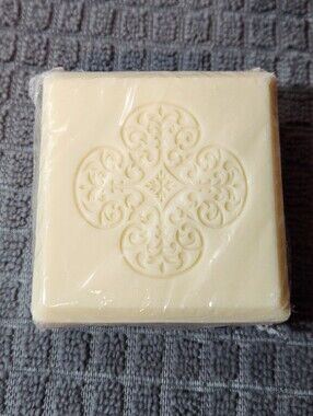 Punch Studio Triple Milled Green Tea Scented Decorative Embossed Square Soap